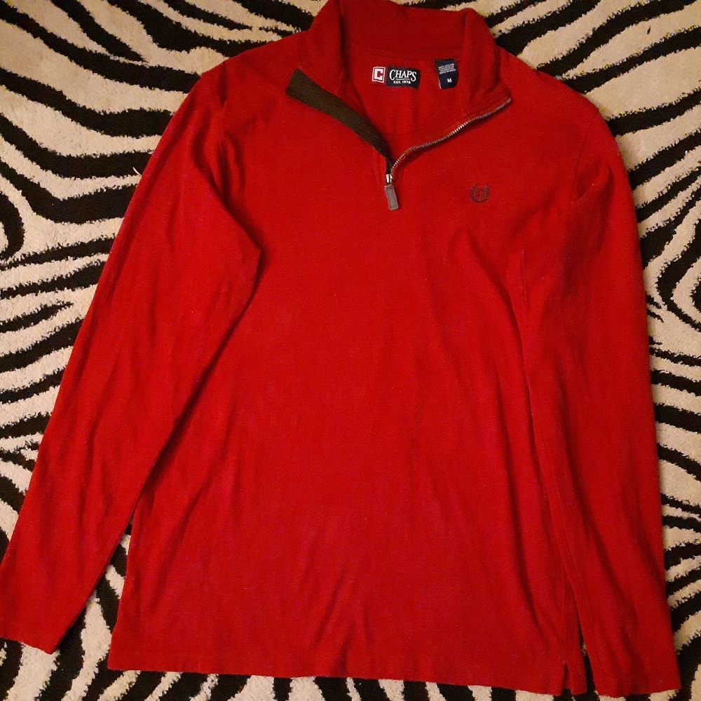Chaps 1/4 Zip Jacket Size Medium